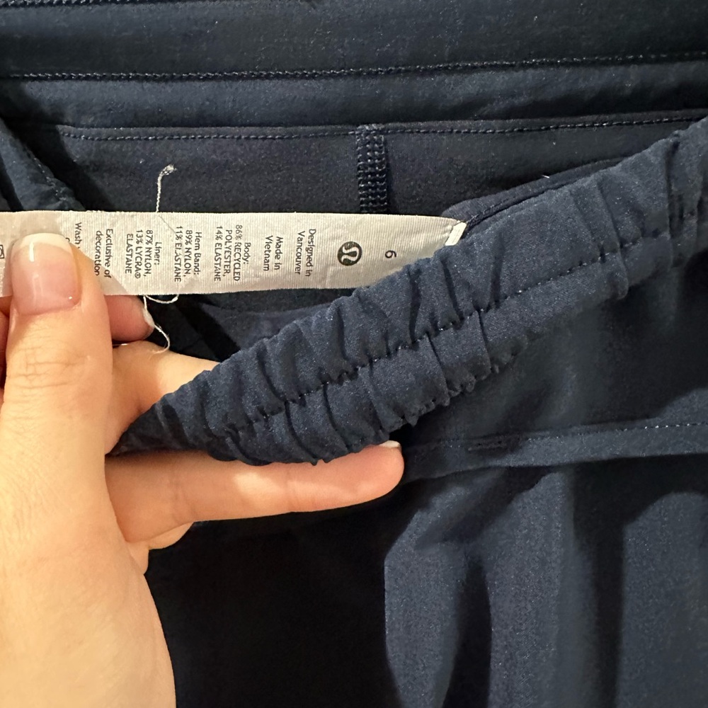 Lululemon Navy Skirt/Skort